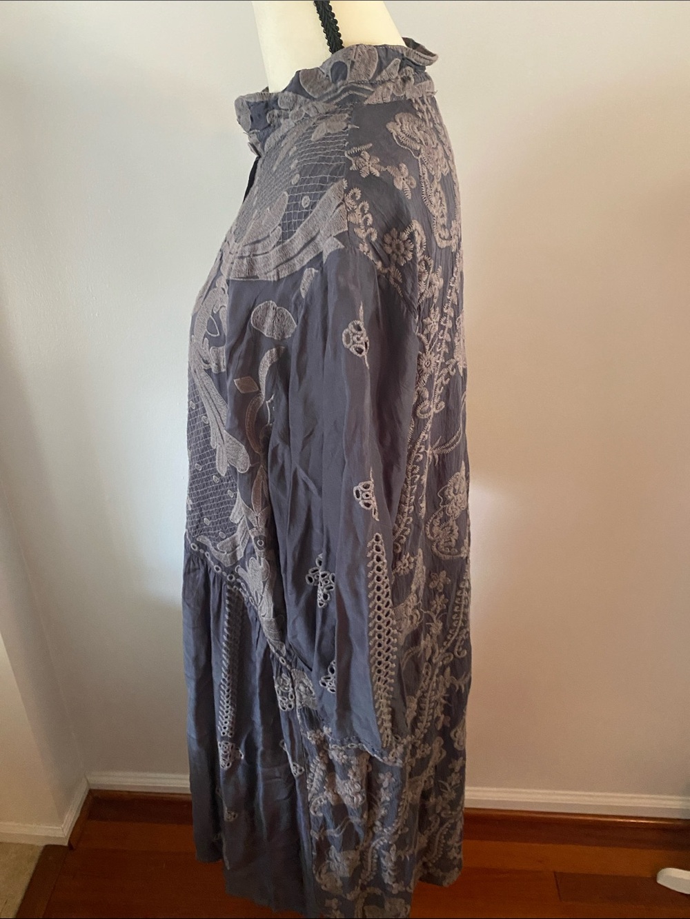 Johnny Was XL semi-sheer dress/tunic - Picture 4 of 9